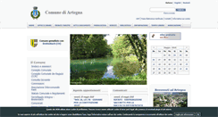 Desktop Screenshot of comune.artegna.ud.it